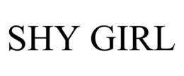 SHY GIRL trademark