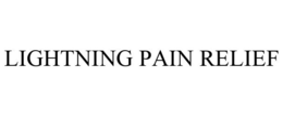 LIGHTNING PAIN RELIEF trademark