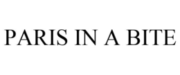PARIS IN A BITE trademark