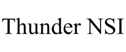 THUNDER NSI trademark