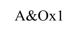 A&OX1 trademark