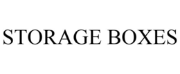 STORAGE BOXES trademark