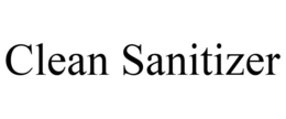 CLEAN SANITIZER trademark