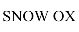 SNOW OX trademark