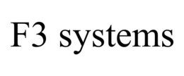 F3 SYSTEMS trademark