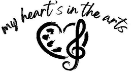MY HEART'S IN THE ARTS trademark
