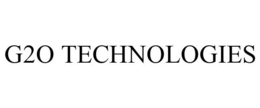 G2O TECHNOLOGIES trademark