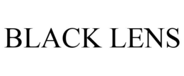 BLACK LENS trademark