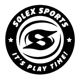 SOLEX SPORTS S IT'S PLAY TIME! trademark