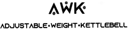 AWK ADJUSTABLE · WEIGHT · KETTLEBELL trademark