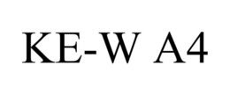 KE-W A4 trademark