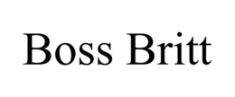 BOSS BRITT trademark