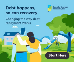 DEBT HAPPENS, SO CAN RECOVERY CHANGING THE WAY DEBT REPAYMENT WORKS PORTFOLIO RECOVERY ASSOCIATES, LLC START HERE trademark