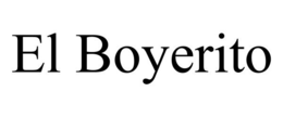 EL BOYERITO trademark