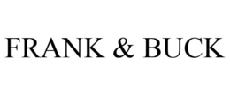 FRANK & BUCK trademark
