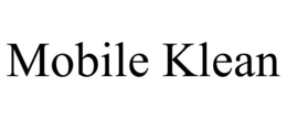 MOBILE KLEAN trademark