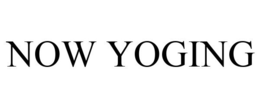 NOW YOGING trademark