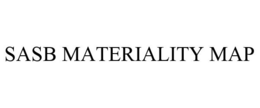 SASB MATERIALITY MAP trademark