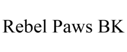 REBEL PAWS BK trademark