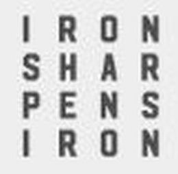 IRON SHAR PENS IRON trademark