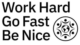 WORK HARD GO FAST BE NICE trademark