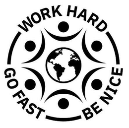 WORK HARD GO FAST BE NICE trademark