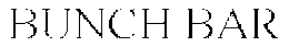 BUNCH BAR trademark