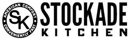 STOCKADE KITCHEN SK ·AMERICAN COMFORT· CONVENIENTLY FAST trademark