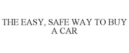 THE EASY, SAFE WAY TO BUY A CAR trademark