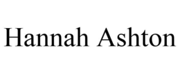 HANNAH ASHTON trademark