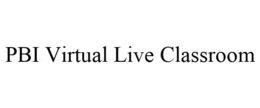 PBI VIRTUAL LIVE CLASSROOM trademark