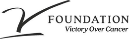 V V FOUNDATION VICTORY OVER CANCER trademark