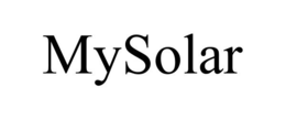 MYSOLAR trademark