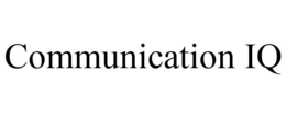 COMMUNICATION IQ trademark