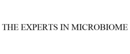 THE EXPERTS IN MICROBIOME trademark
