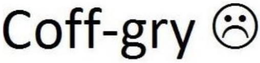 COFF-GRY trademark