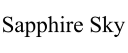 SAPPHIRE SKY trademark
