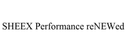 SHEEX PERFORMANCE RENEWED trademark