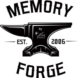 MEMORY FORGE EST. 2006 BY KIN & PEBBLE trademark