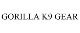GORILLA K9 GEAR trademark