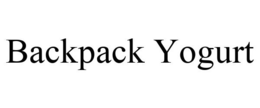 BACKPACK YOGURT trademark