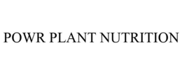 POWR PLANT NUTRITION trademark