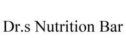 DR.S NUTRITION BAR trademark
