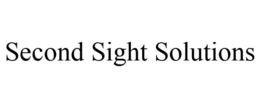 SECOND SIGHT SOLUTIONS trademark