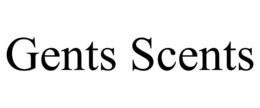 GENTS SCENTS trademark