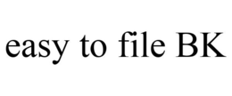 EASY TO FILE BK trademark