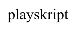 PLAYSKRIPT trademark