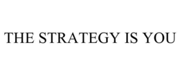 THE STRATEGY IS YOU trademark
