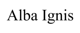 ALBA IGNIS trademark