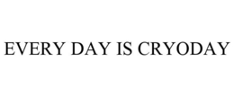 EVERY DAY IS CRYODAY trademark